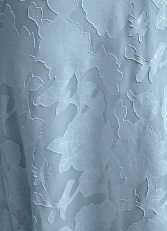 Azazie Emerson 신부 들러리 드레스 인어 오프 더 숄더 플로럴 번아웃 바닥 길이 드레스 image3