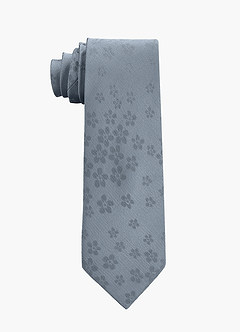 front Jacquard Wide Tie & Pocket Square Set