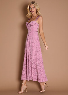 Ambra Mauve Rose Maxi Dress image4