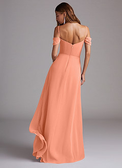 Azazie Marley Bridesmaid Dresses Sunset A-Line Off the Shoulder Chiffon Convertible Dress image7