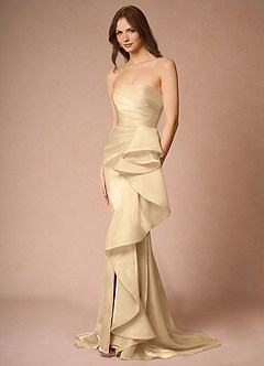 Cressidia 샴페인 맥시 드레스 image5