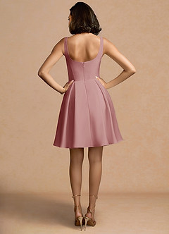 Olivia Dusty Pink Mini Dress image2