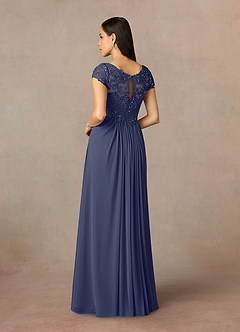 Azazie Macy Mother of the Bride Dresses Stormy A-Line V-Neck Sequin Lace Lace Dress image4