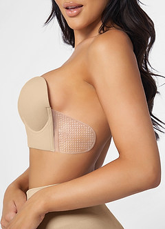 front Strapless Backless Plunge Bra