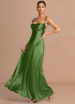 Muirgen Herb Green Maxi Dress image4