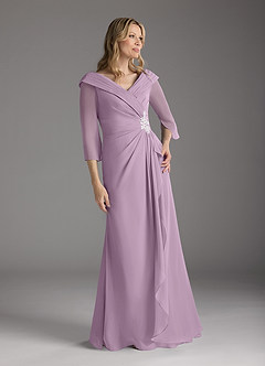 Azazie Jaycee Mother of the Bride Dresses Wisteria A-Line Chiffon Dress image1