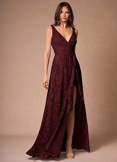 Audren Wine Maxi Dress image6