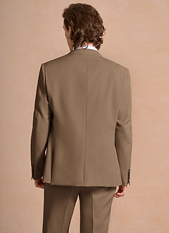 front James Truffle Structured Stretch Suit Jacket
