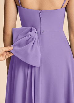 Azazie Bear Junior Tahiti A-Line Pleated Chiffon Dress image8