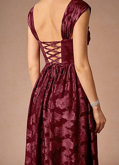 Dana Wine Midi Dress image8