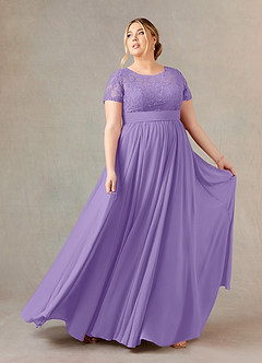 Azazie Annette Kleider für die Brautmutter A-Linie Spitze Chiffon Kleid Tahiti image7