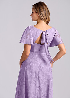 Azazie Kimber Suknie dla druhen Linia A z kieszeniami Kwiatowe wypalenie Do ziemi Sukienka image2