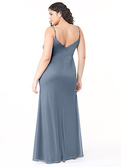 Azazie Deandra Bridesmaid Dresses Twilight Mermaid Pleated Mesh Dress image7