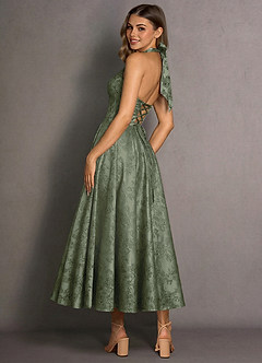 Robe Maxi Bleu Sauge Isabeau image2