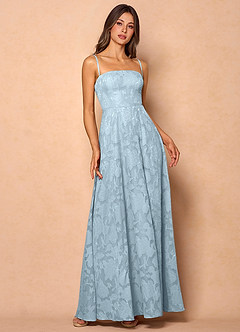 Vestido Azul Cielo Largo Dolores image5
