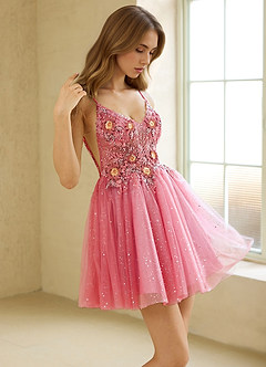 Shimira Orange Mini Dress image4