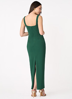 Sonia Emerald Green Pleated Dress image4