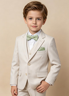 front Boy's Stretch Satin Pocket Square