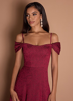 Dannie Cranberry Gown image3