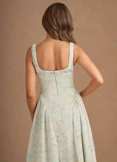 Elira Mint Multi Midi Dress image7
