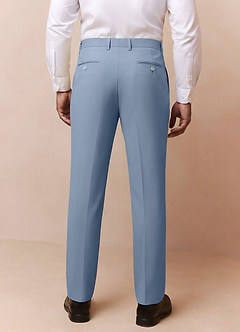 front Owen Dusty Blue Lightweight Tailored Dress Pants