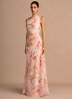 Robe Maxi Bouquet Florale Abstrait Elodie image4
