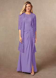 front Azazie Cho Lace Wrap