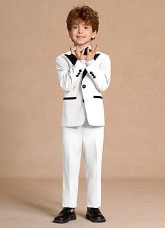 front Michael Boys Peak Lapel 2-Piece Tuxedos