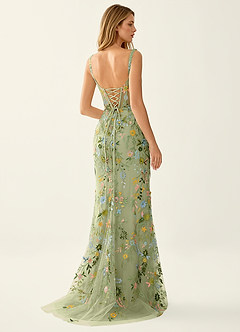 Posey Sage Lace Mermaid Prom Dress image2