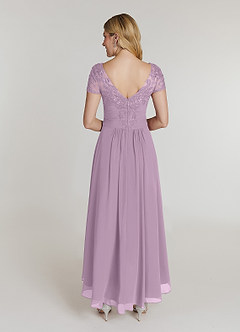 Azazie Thais Mother of the Bride Dresses Wisteria A-Line Lace Chiffon Dress image2