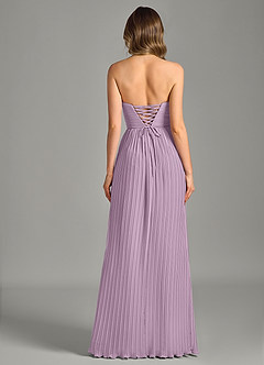 Azazie Becka Final Sale Wisteria A-Line Strapless Chiffon Dress image2