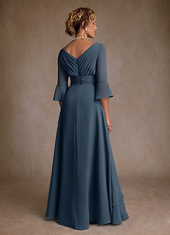 Azazie Eire Mother of the Bride Dresses Neptune A-Line Pleated Chiffon Dress image2
