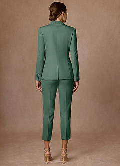 front Kennedy Eucalyptus Structured Stretch Pants Suit
