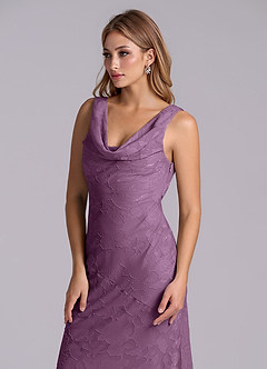 Azazie Rylina Final Sale Wisteria Mermaid Floral Burnout Dress image6
