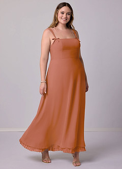 Barbie ♥ Azazie Bridesmaid Dresses MAI TAI A-Line Pleated Chiffon Dress image10