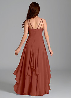 Azazie Karan Junior Auburn A-Line Chiffon Dress image2