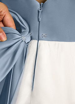 Azazie Eleni Sukienki dla dziewczynek sypiących kwiaty Suknia balowa Ukłon Tiul Długość kostki Sukienka image8