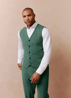 front James Eukalyptus Anzugweste