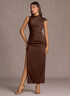 Vestido Moca Coco Largo Wynnora image6