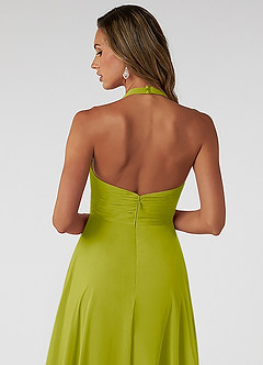 Azazie Tessie Suknie dla druhen Linia A Pofałdowany Szyfon Długość kostki Sukienka image4