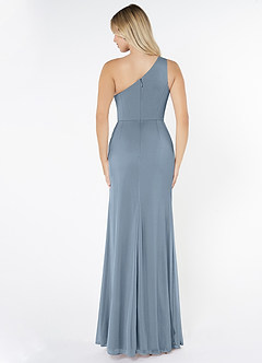 Azazie Jhene Schlussverkauf Etui One-Shoulder Gittergewebe Kleid Vintage Mauve image2