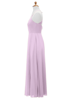 Azazie Davis Junior Jurk van Chiffon met A-Lijn Frosted Lila image9