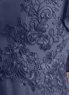 Azazie Frieda Mother of the Bride Dresses Stormy A-Line Applique Chiffon Dress image6