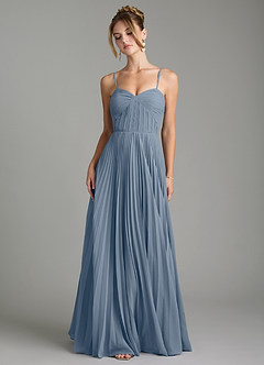 Azazie Teagan Bridesmaid Dresses Twilight A-Line Sweetheart Neckline Chiffon Dress image4