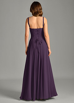 Azazie Evadina Suknie dla druhen Linia A Gorset Szyfon Do ziemi Sukienka image2