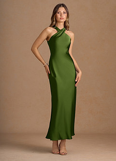 Xanthe Olive Green Maxi Dress image3