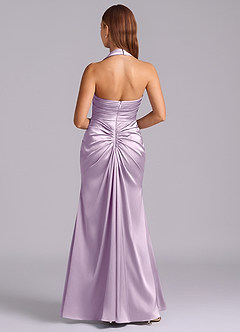 Azazie Destiny Suknie dla druhen Syrena Dekolt w kształcie serca Satyna elastyczna Do ziemi Sukienka image2