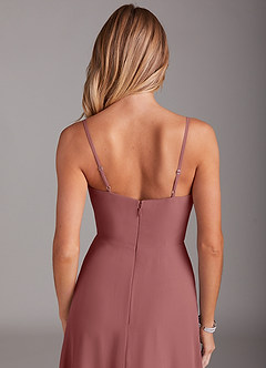 Azazie Breonna Bridesmaid Dresses Amethyst A-Line Sweetheart Neckline Chiffon Dress image6