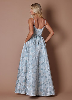 Maddie Icy Blue Maxi Dress image7