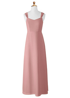 Azazie Denice Junior Dusty Rose A-Line Chiffon Dress image8